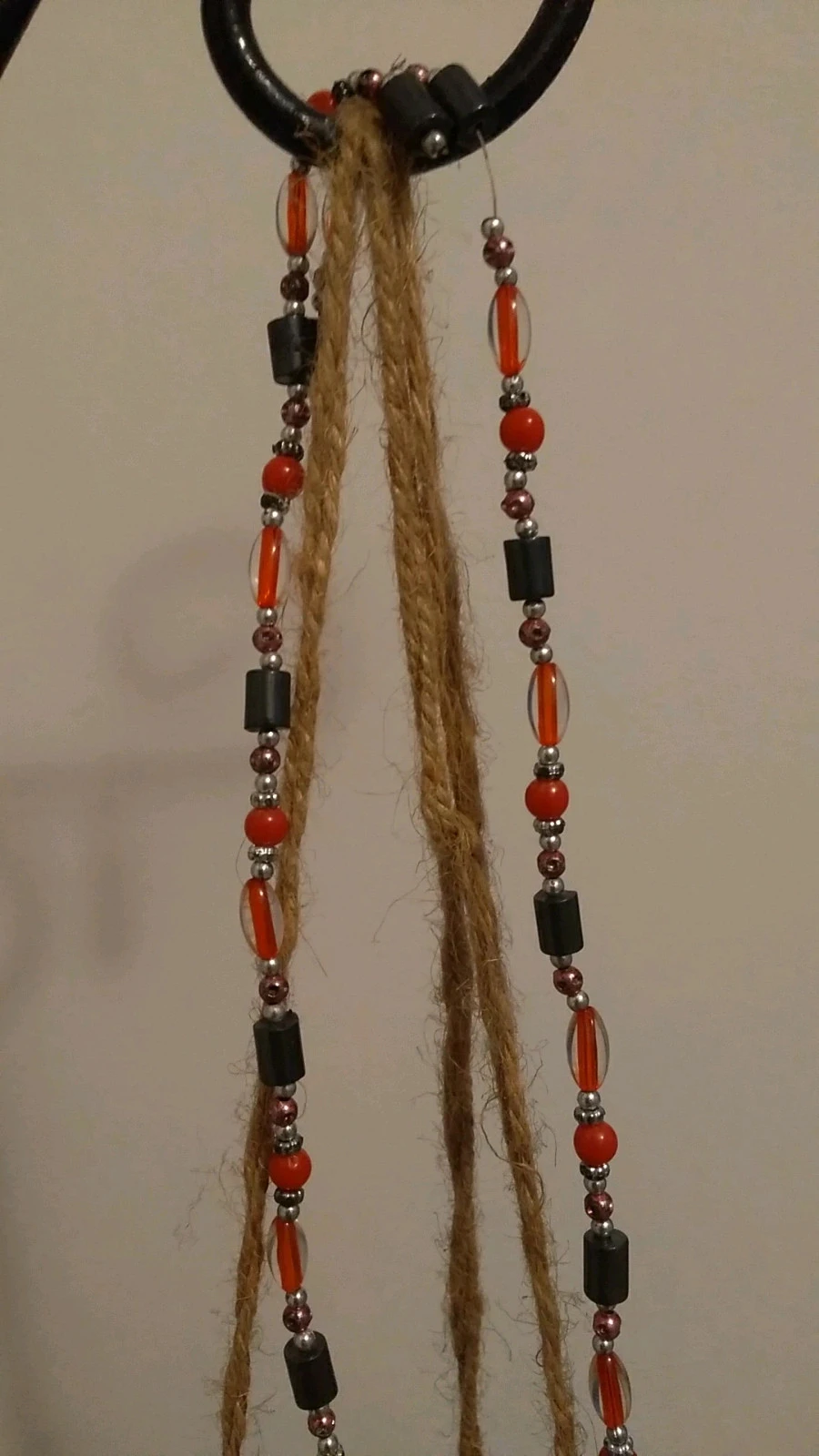 Parure magnétique vermelho, aço e ouro rosa – photo 2